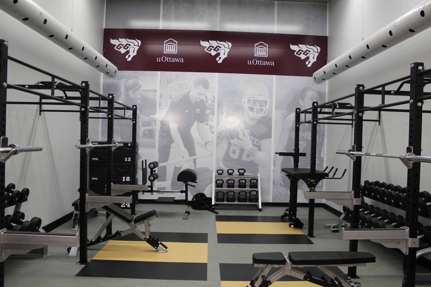 A view inside another room in the high performance centre with different equipment.