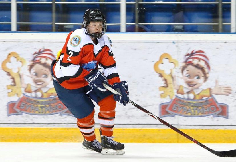 Roxanne Rioux plays hockey in Kazakhstan